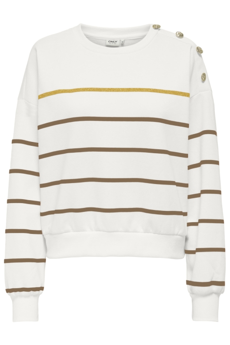 Only onluma l/s o-neck stripes cs swt